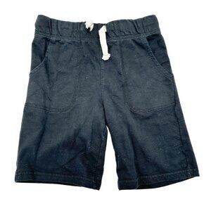 Carters Kids Shorts Boys Size 8/8A Black Drawstring Cotton Shorts